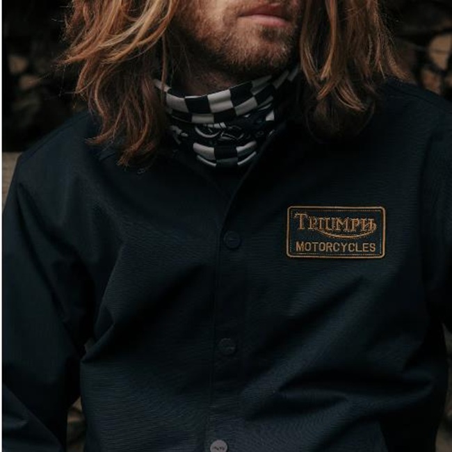 トライアンフ　OILEY COACH JACKET 【XL】 トライアンフ OILEY COACH JACKET 【XL】 Triumph Motorcycles Oiley